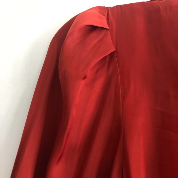 IRIS Ladies Long Sleeve Burnt Orange  SIZE SMALL DRESSSHIRT - LIKE NEW - Picture 4 of 8